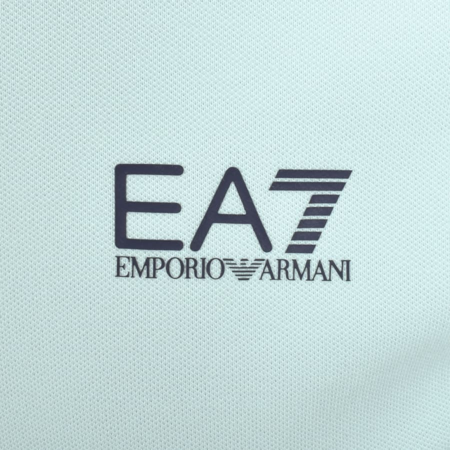 Tシャツ・カットソー EMPORIO ARMANI Petrol blue cotton t-shirt undefined